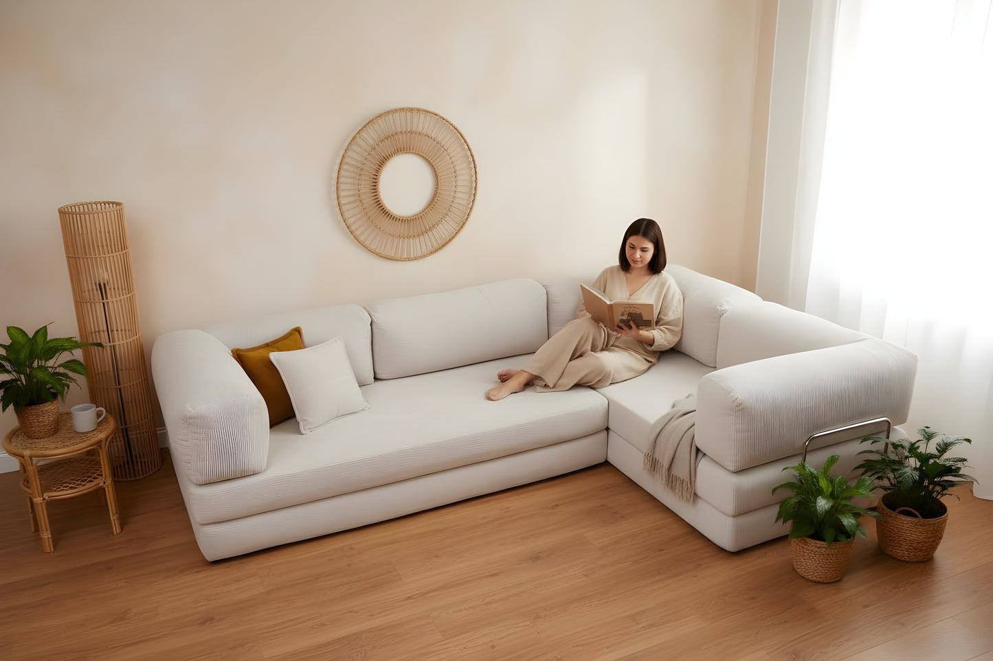 Pluffy Corner Sofa & Activity Couch
