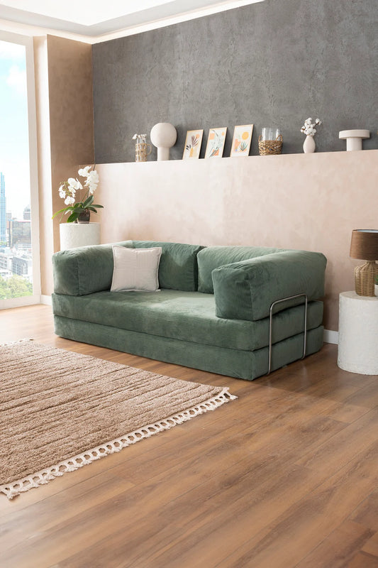 Pluffy Sofa Seafoam Green