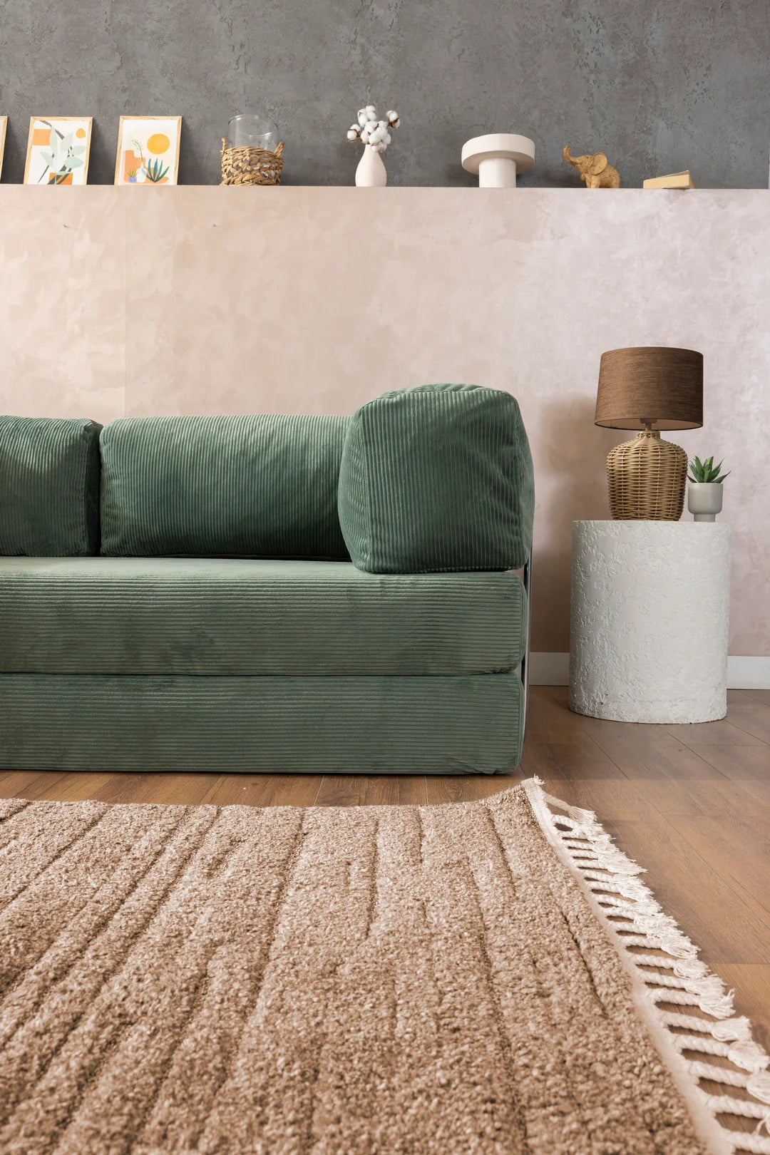 Pluffy Sofa Seafoam Green