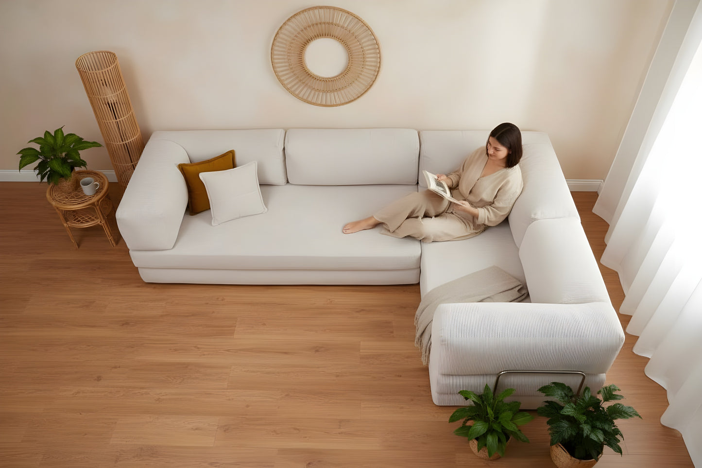 Pluffy Corner Sofa & Activity Couch
