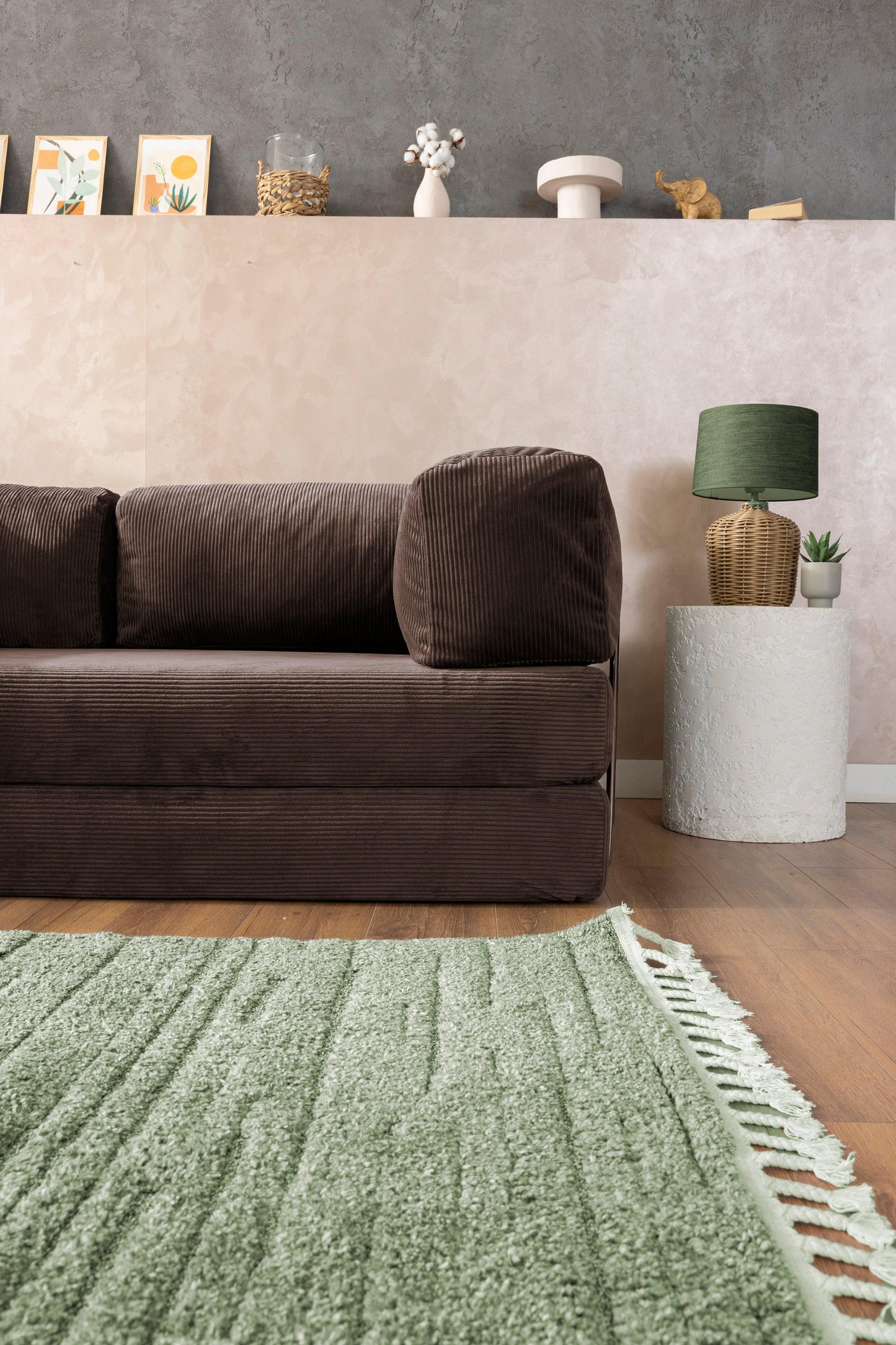 Pluffy Sofa + Ottoman Espresso Bean