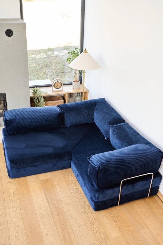 Pluffy Canyon Navy Blue