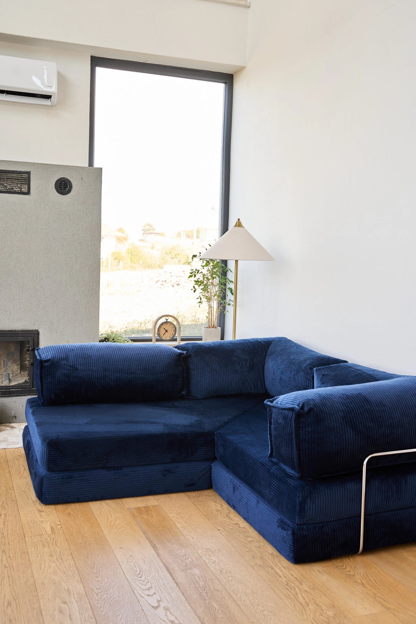 Pluffy Canyon Navy Blue