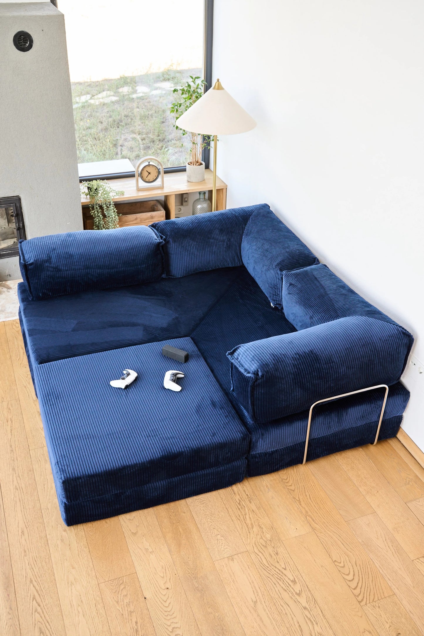 Pluffy Canyon Navy Blue