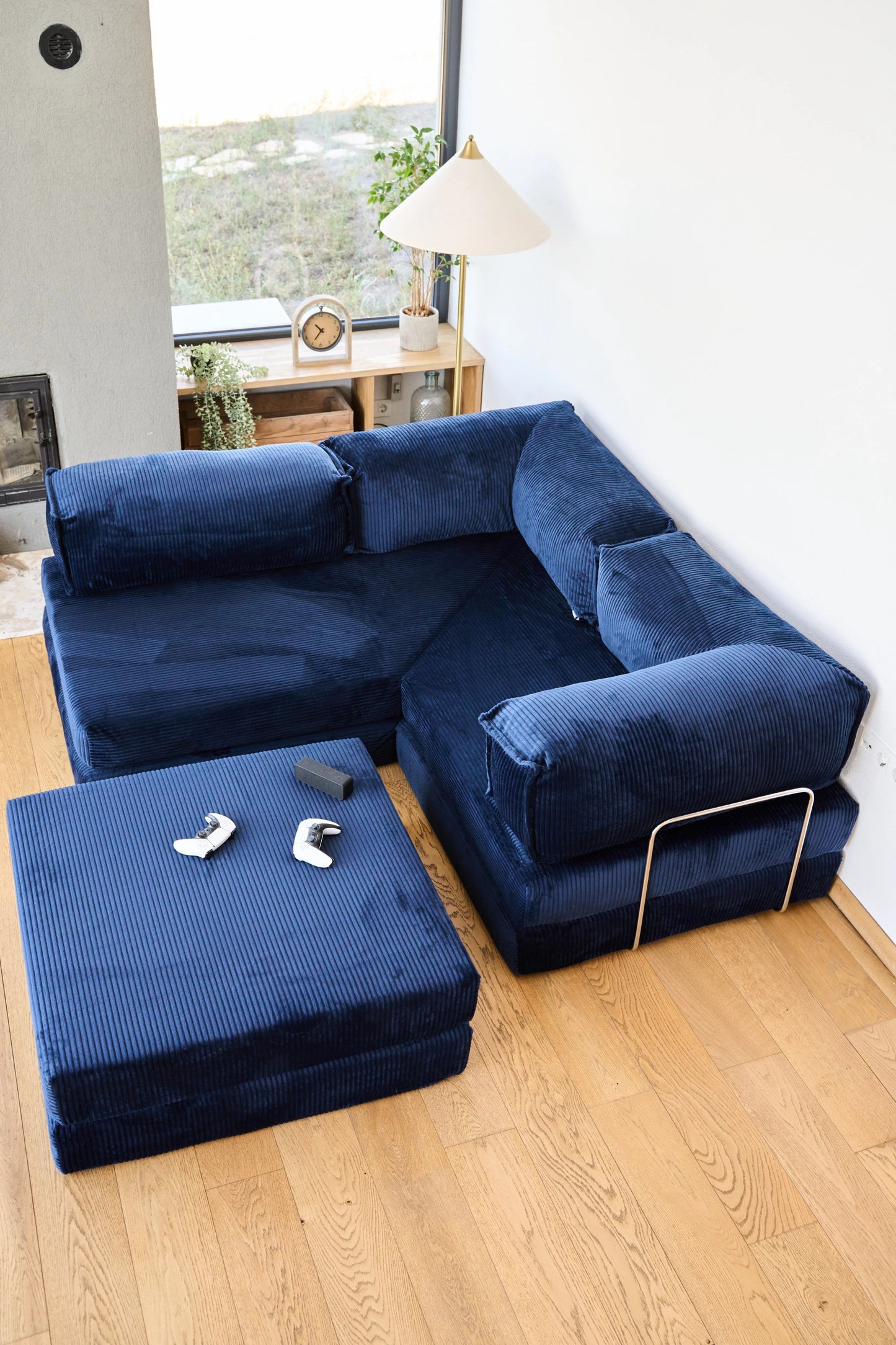 Pluffy Canyon Navy Blue