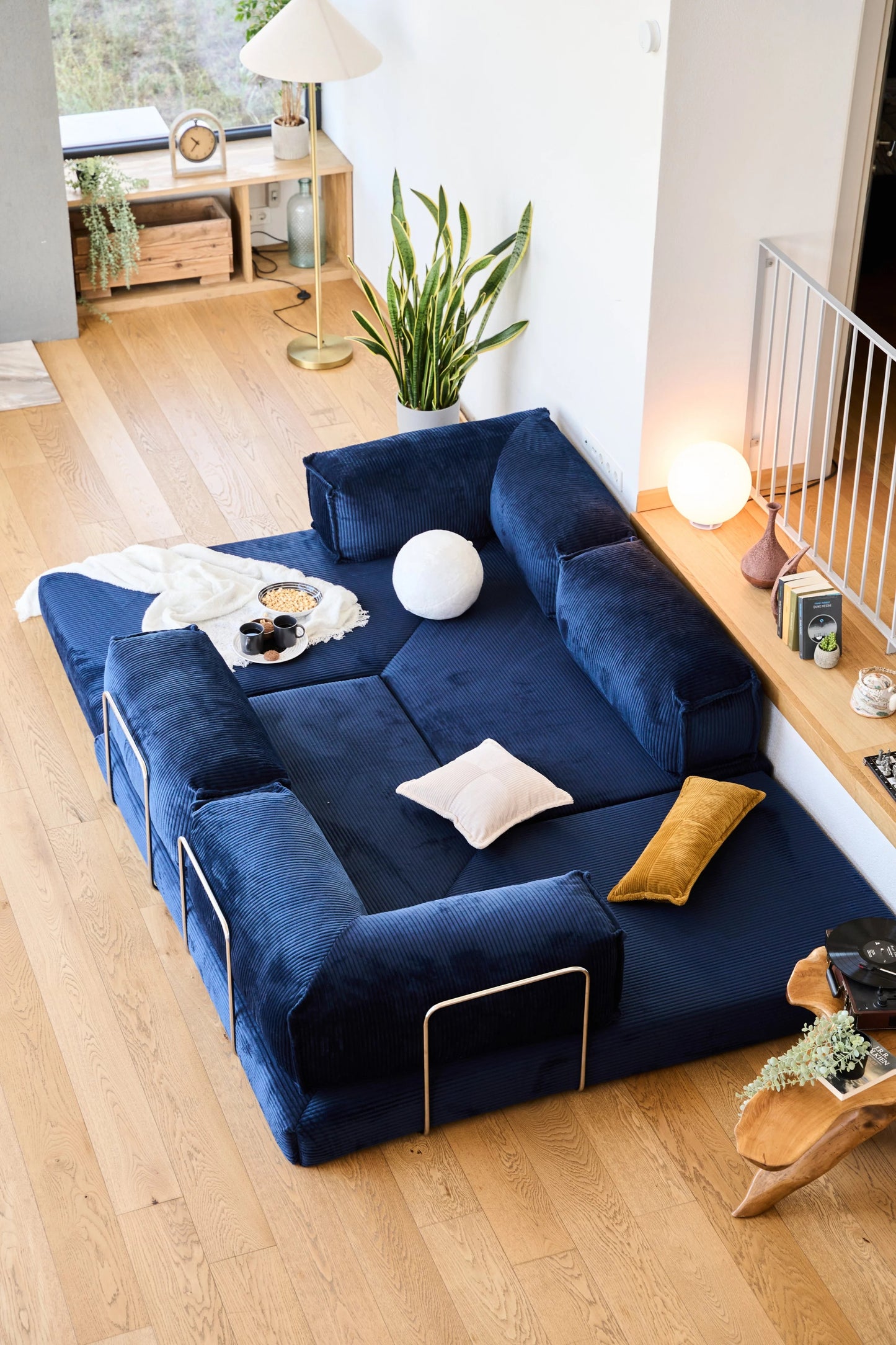 Pluffy Canyon Navy Blue