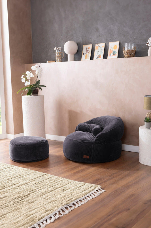 Pluffy Felix Slate Charcoal