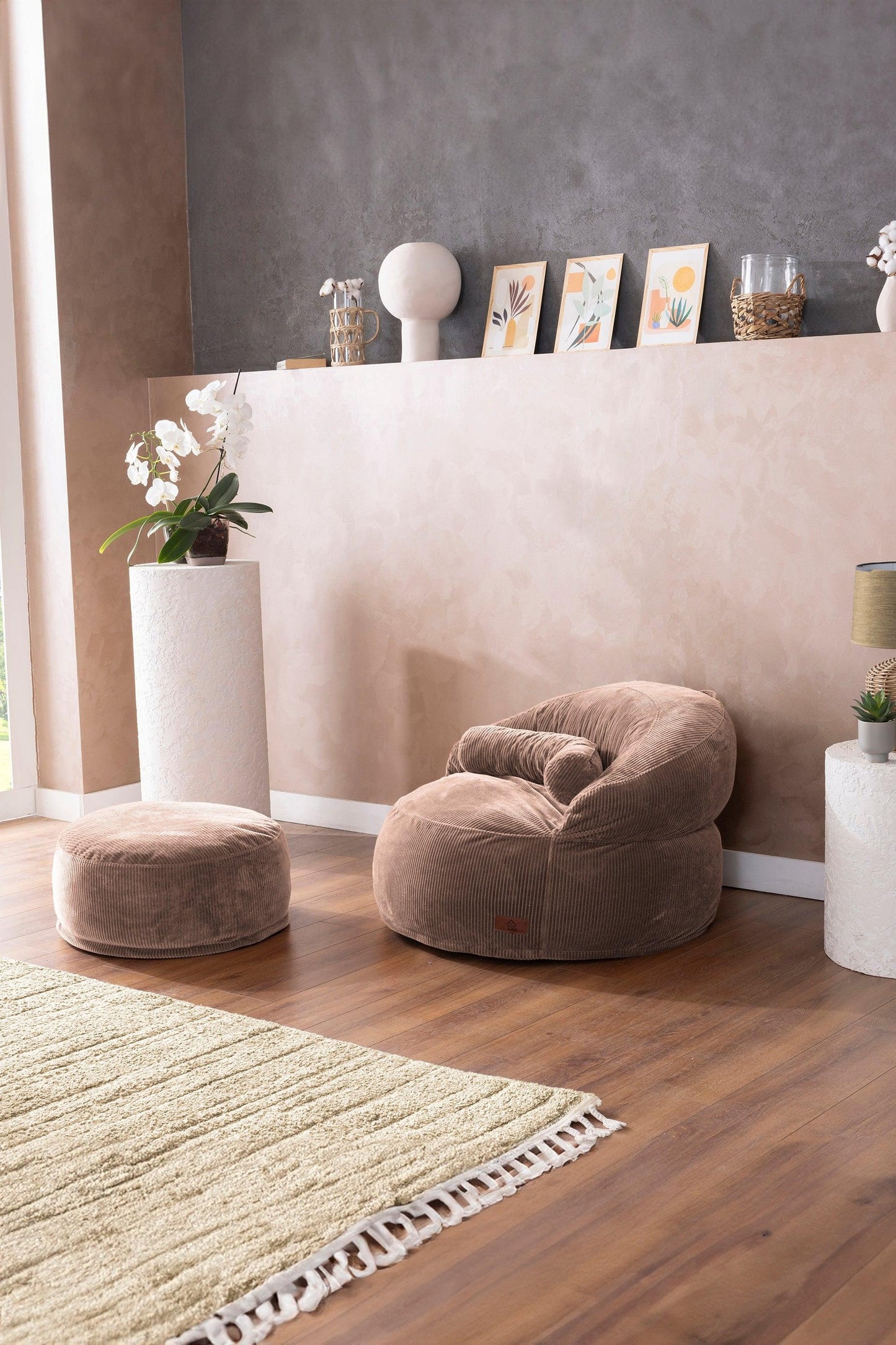 Pluffy Felix Sandstone Taupe