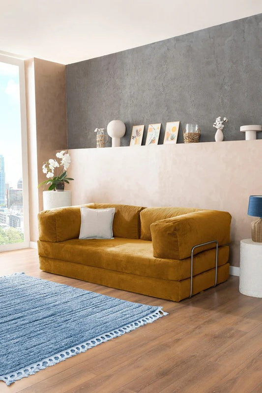 Pluffy Sofa Golden Mustard