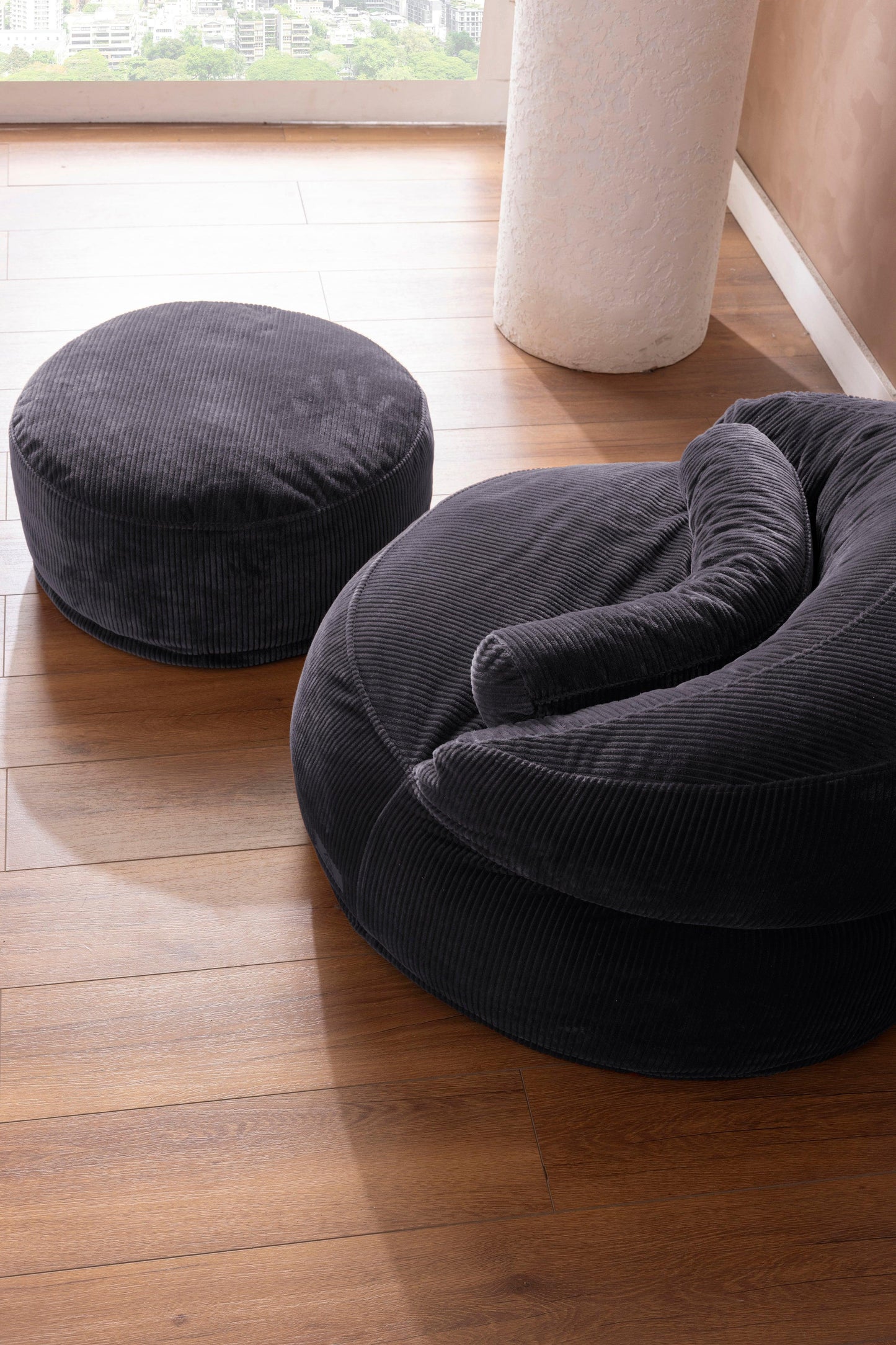 Pluffy Felix Slate Charcoal
