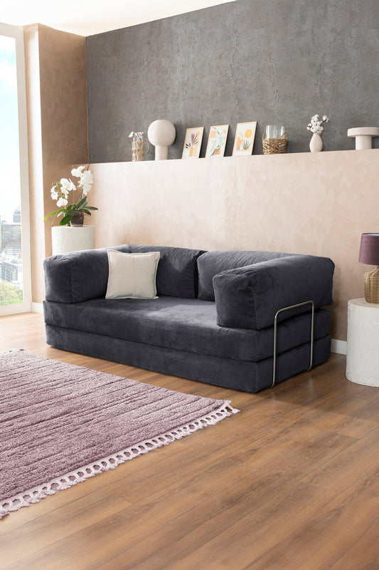 Pluffy Sofa Slate Charcoal