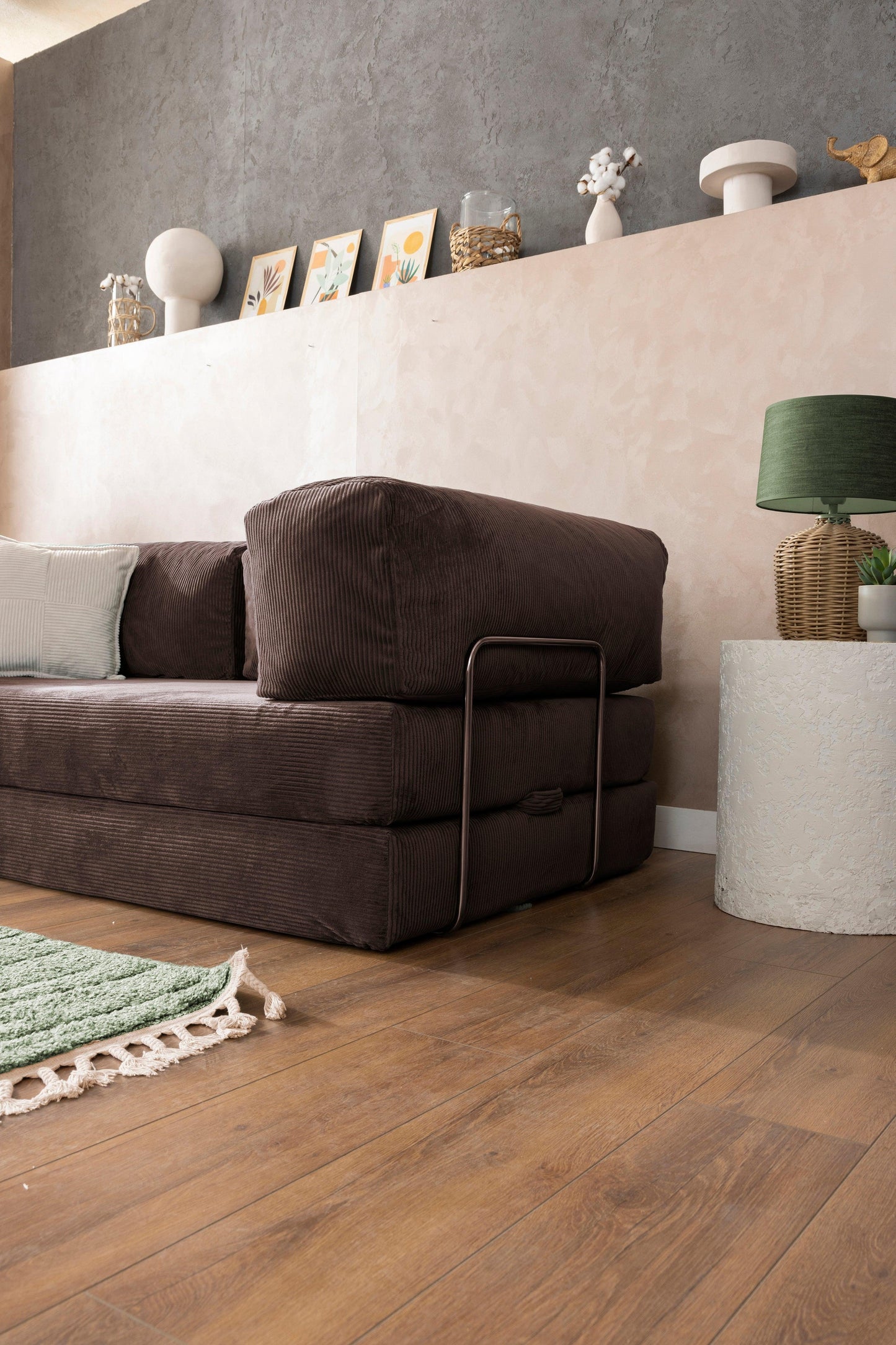 Pluffy Sofa + Ottoman Espresso Bean